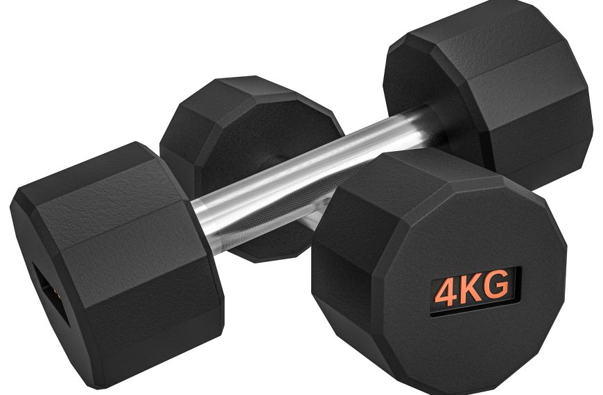 2 x 4kg Dumbbells Weights…