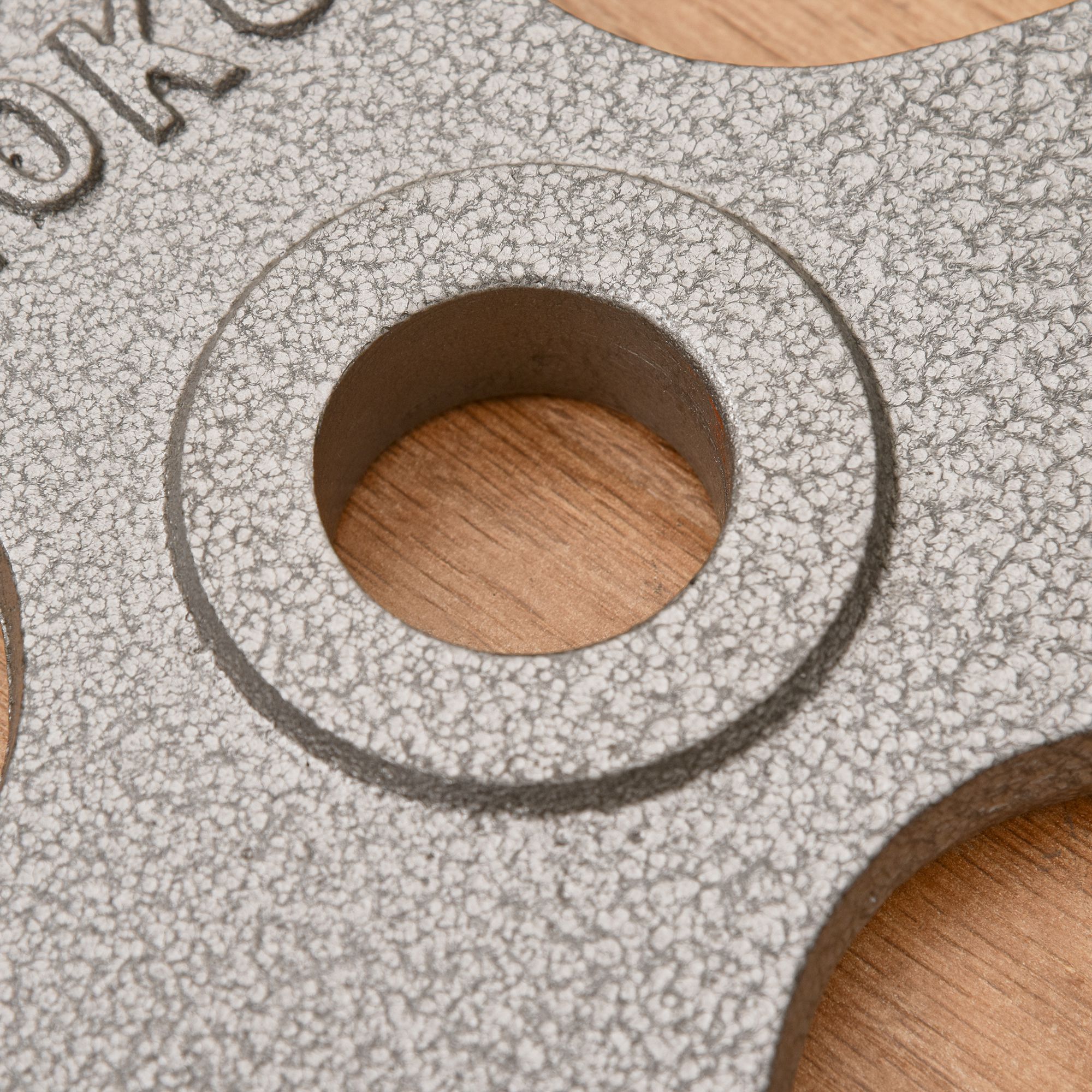 Set of 6 Cast Iron Olympic Weight for 2"/5cm Hole Dumbbell Handle Bar 35kg Dumbbell Plates Barbell Weight 2 x 5kg, 2 x 2.5kg, 2 x 10kg - Image 9