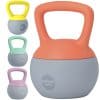 4kg/6kg/8kg/10kg Soft Kettlebell, Set of 4 Kettle Bell with Non-Slip Handle for Home Gym Weight Lifting and Strength Training