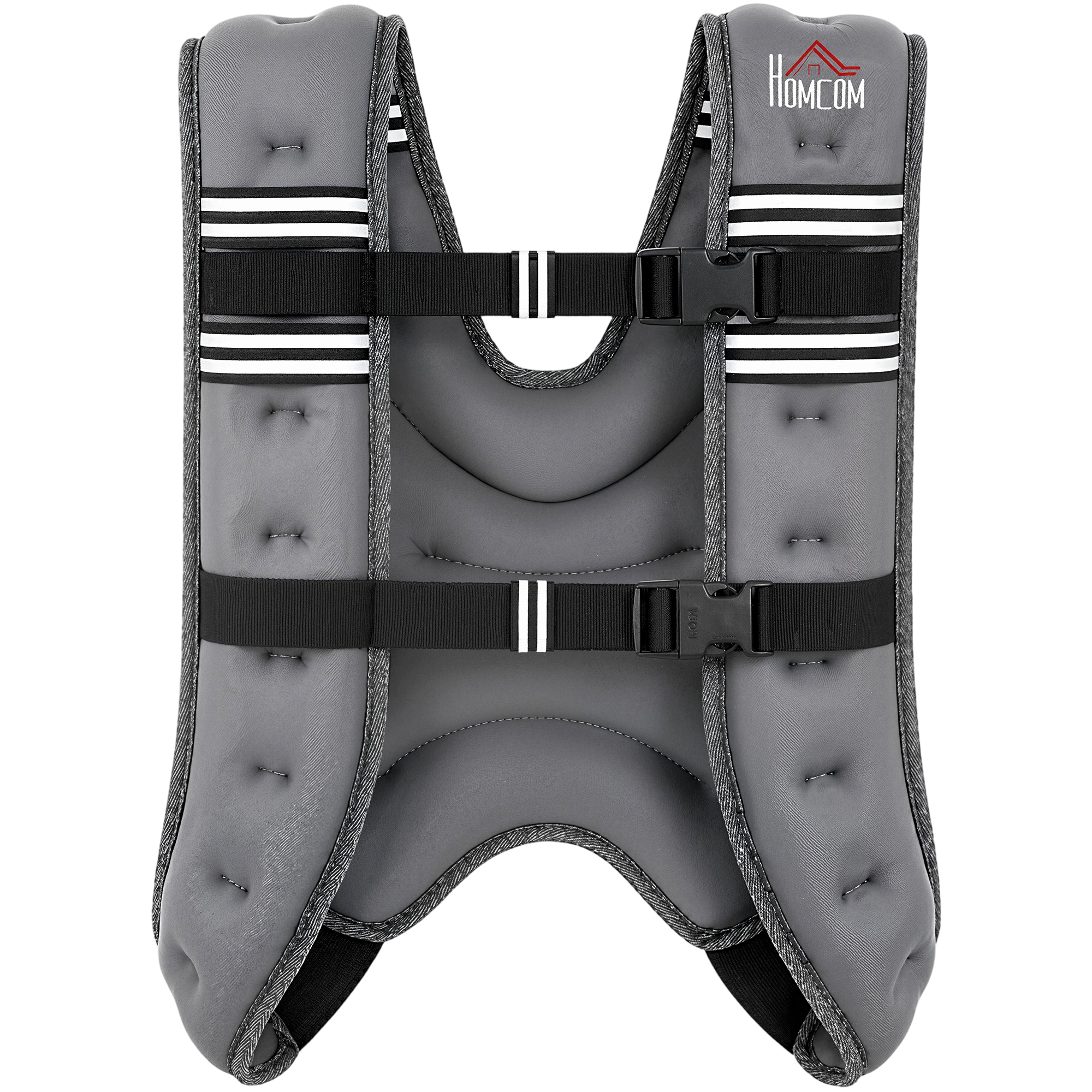 10KG Weighted Vest, Running Weight Vest with Adjustable Strap, Convenient Pocket and Reflective Strips for Men and Women
