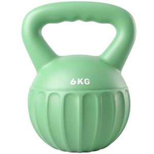 Kettlebell for Strength Training Kettle Bell with Non-Slip Handle 6 kg Green