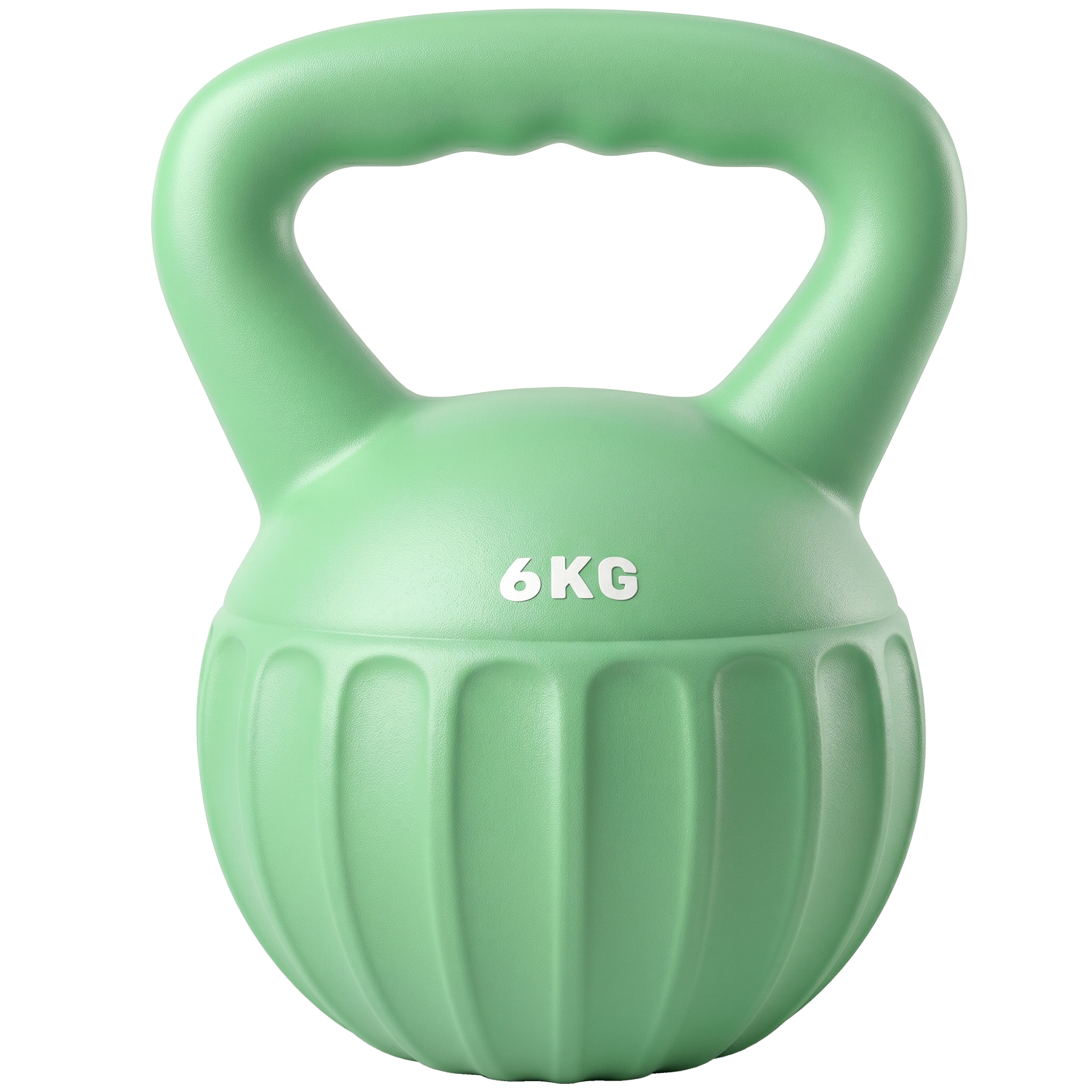 Kettlebell for Strength Training Kettle Bell with Non-Slip Handle 6 kg Green