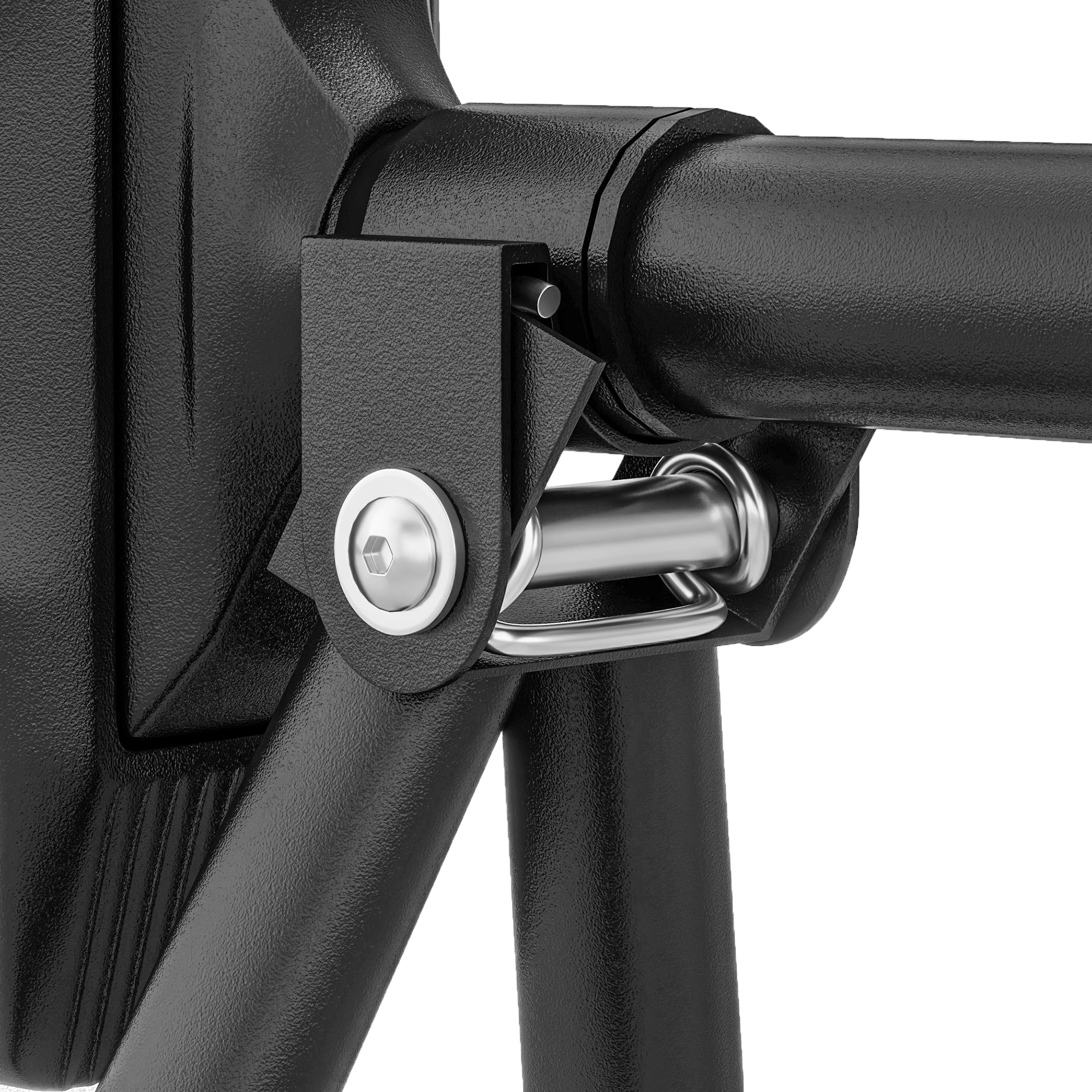 Pull up Bar Doorway 79-100cm, No Screw Chin up Bar 225kg Capacity, with Level Gauge, Triangle Support, for Home Workout - Image 8